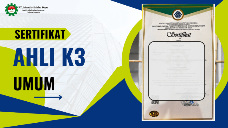 Sertifikat Ahli K3 Umum 8 Sertifikat k3 umum