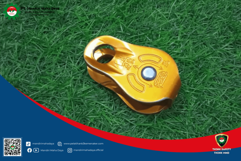 Pulley Single dalam Pekerjaan Ketinggian 10 pully single