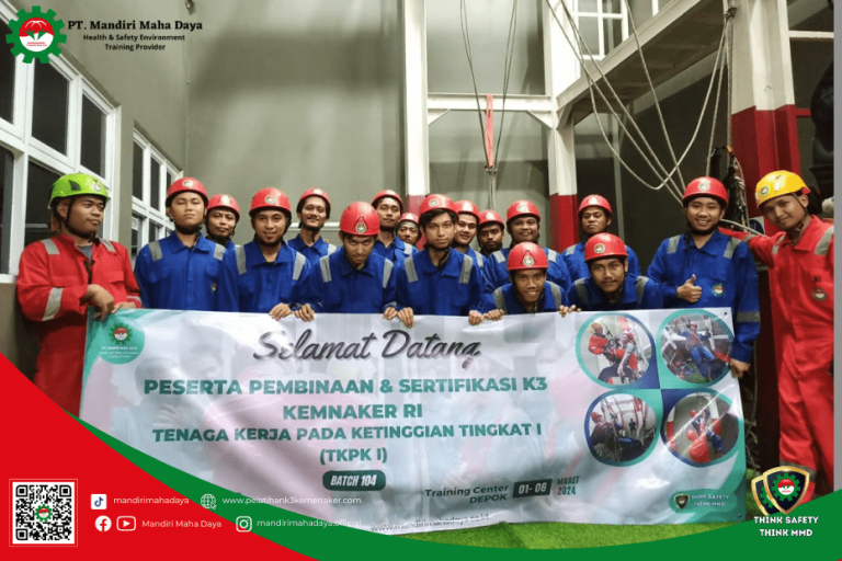 Pelatihan K3 Palembang Resmi Kemnaker RI 6 Pelatihan K3