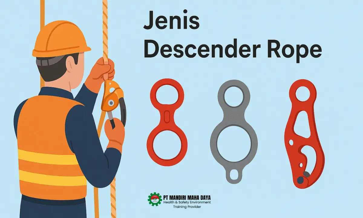Jenis-Jenis Descender Rope: Pilihan Aman Turun Vertikal!