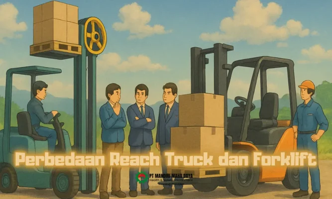Perbedaan Reach Truck dan Forklift