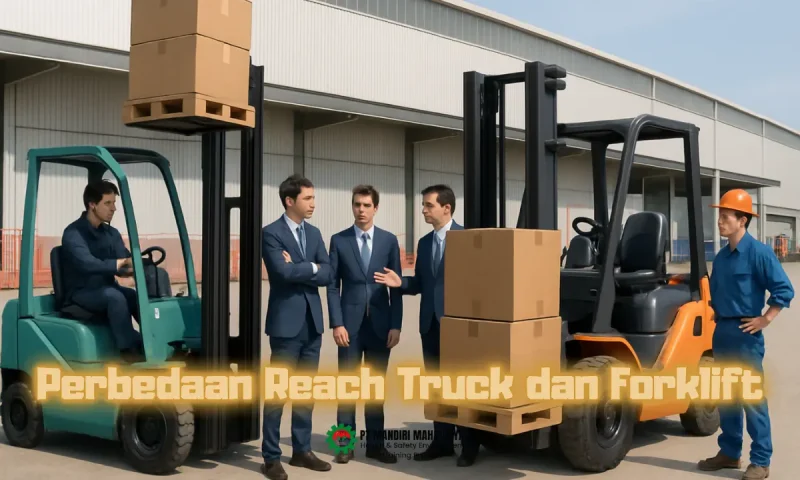 Perbedaan Reach Truck dan Forklift
