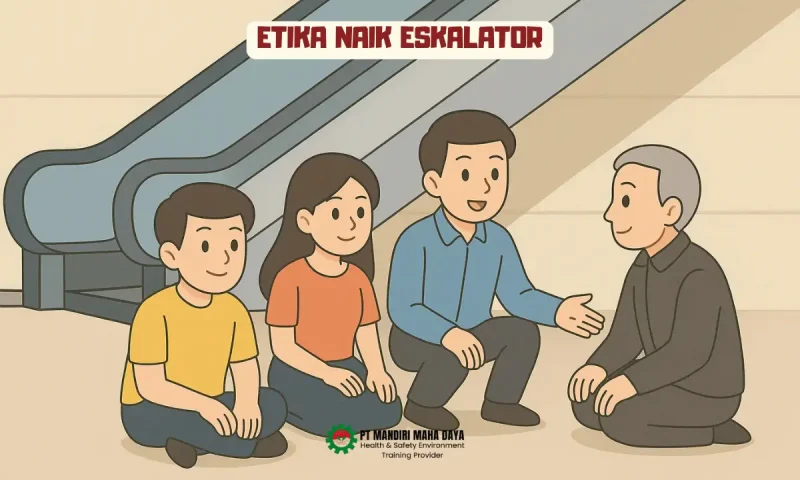 Etika Naik Eskalator