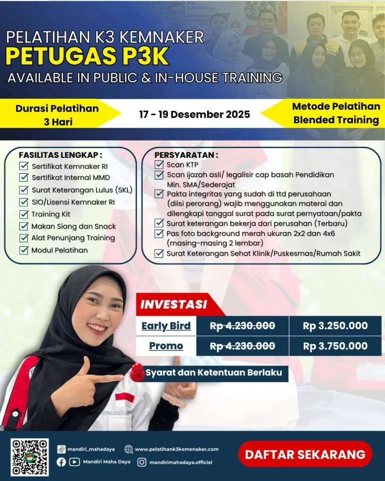 Pelatihan Petugas P3K Kemnaker 2 Petugas P3K Desember