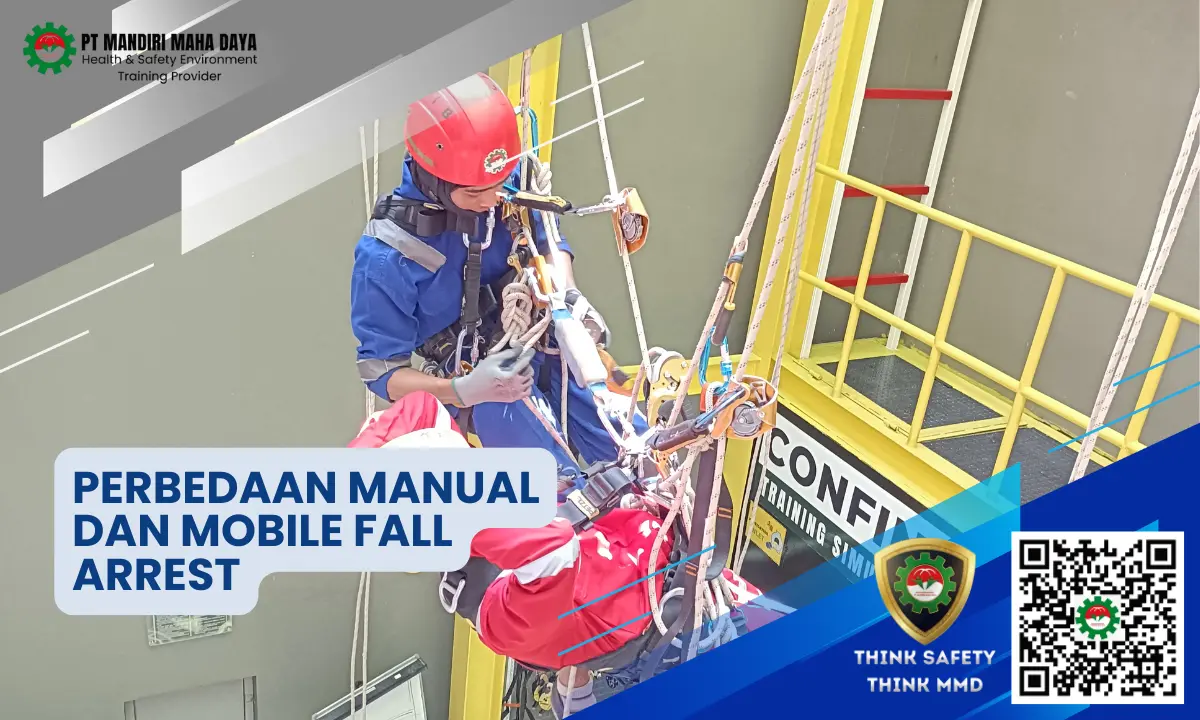 Perbedaan Manual dan Mobile Fall Arrest System dalam Keselamatan Kerja di Ketinggian 1 Perbedaan Manual dan Mobile Fall Arrest System