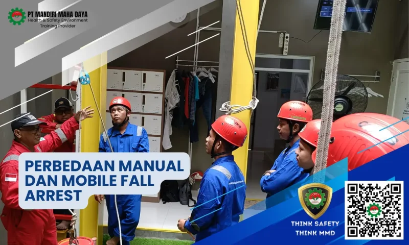 Perbedaan Manual dan Mobile Fall Arrest System dalam Keselamatan Kerja di Ketinggian 2 Perbedaan Manual dan Mobile Fall Arrest System