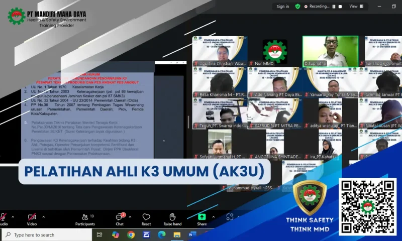 Pelatihan Ahli K3 Umum (AK3U)