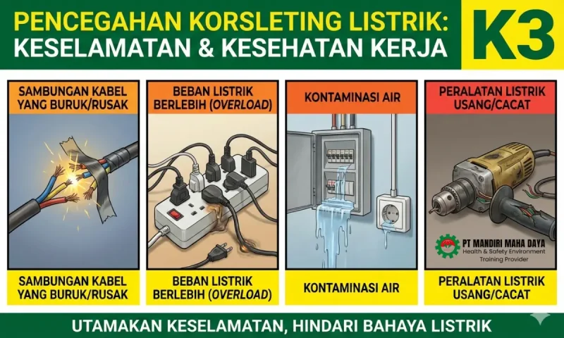 Penyebab Korsleting Listrik