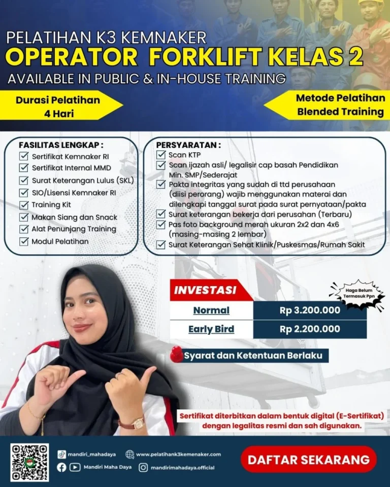 Operator Forklift Kelas 2