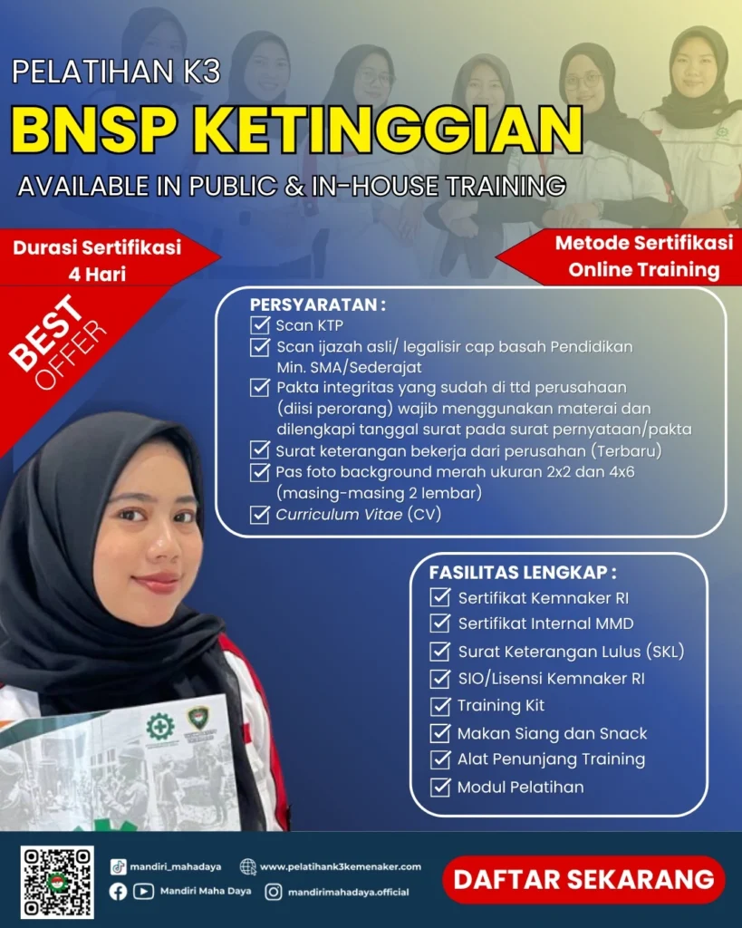 K3 Ketinggian BNSP