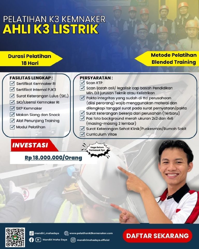 Pelatihan Ahli K3 Listrik