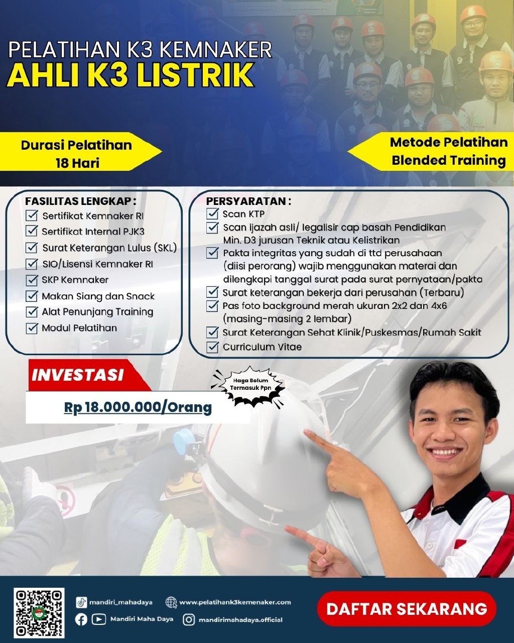 Pelatihan Ahli K3 Listrik