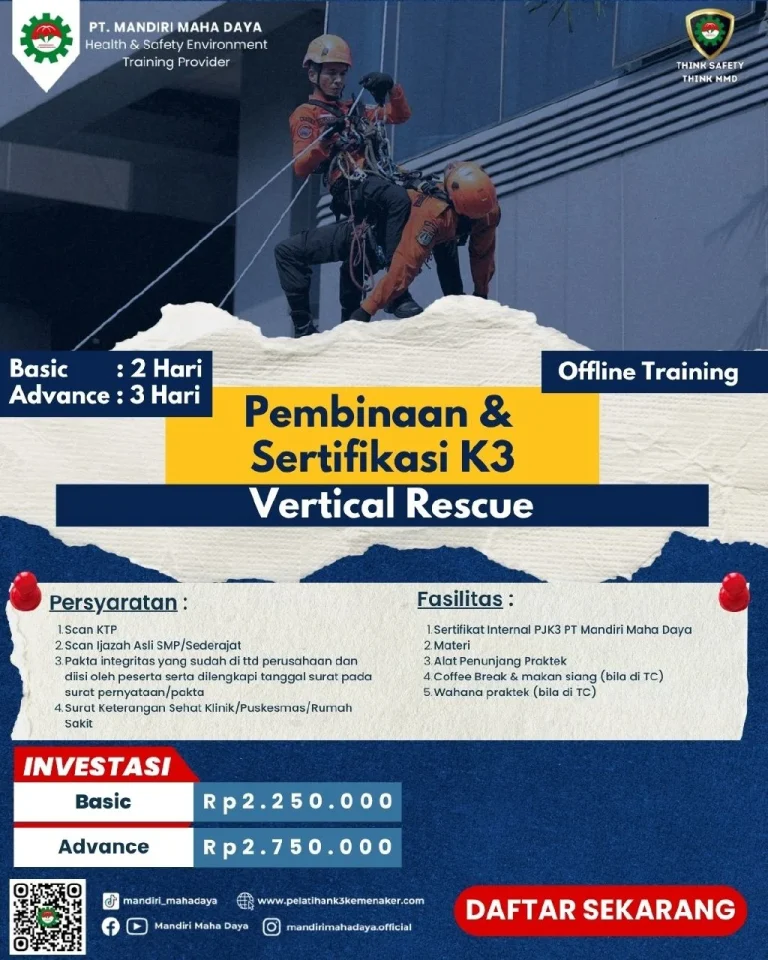 Pelatihan Vertical Rescue