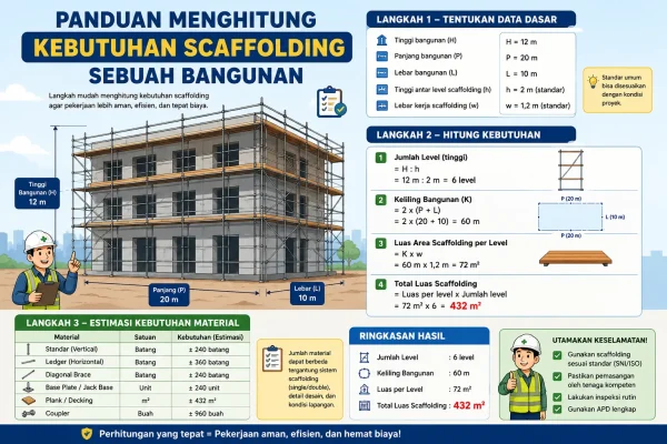 Menghitung Kebutuhan Scaffolding