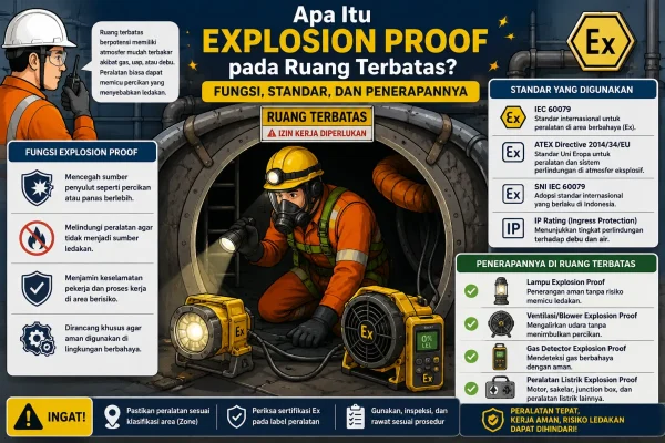 Explosion Proof pada Ruang Terbatas