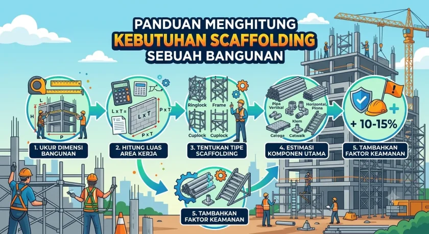 Menghitung Kebutuhan Scaffolding