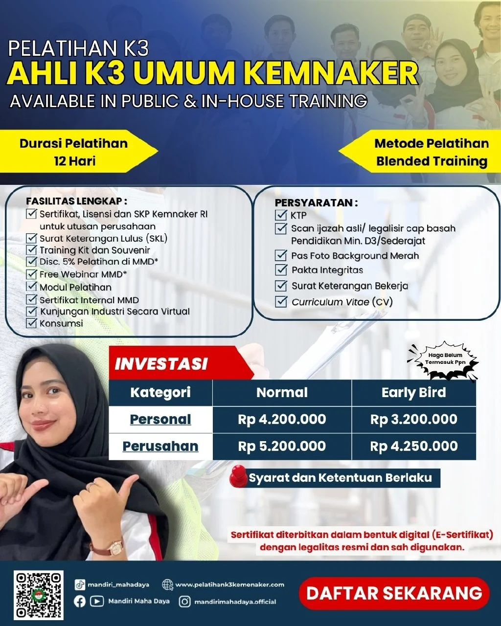 Pelatihan Ahli K3 Umum Kemnaker