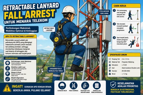 Retractable Lanyard Fall Arrest