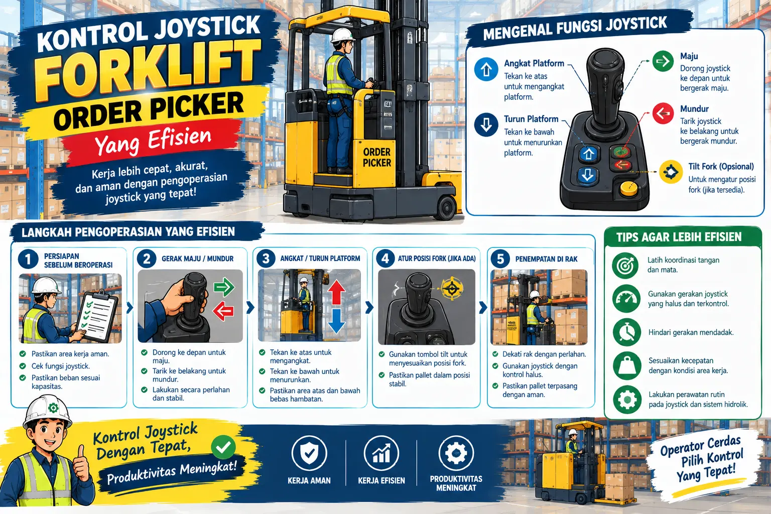 Kontrol Joystick Forklift