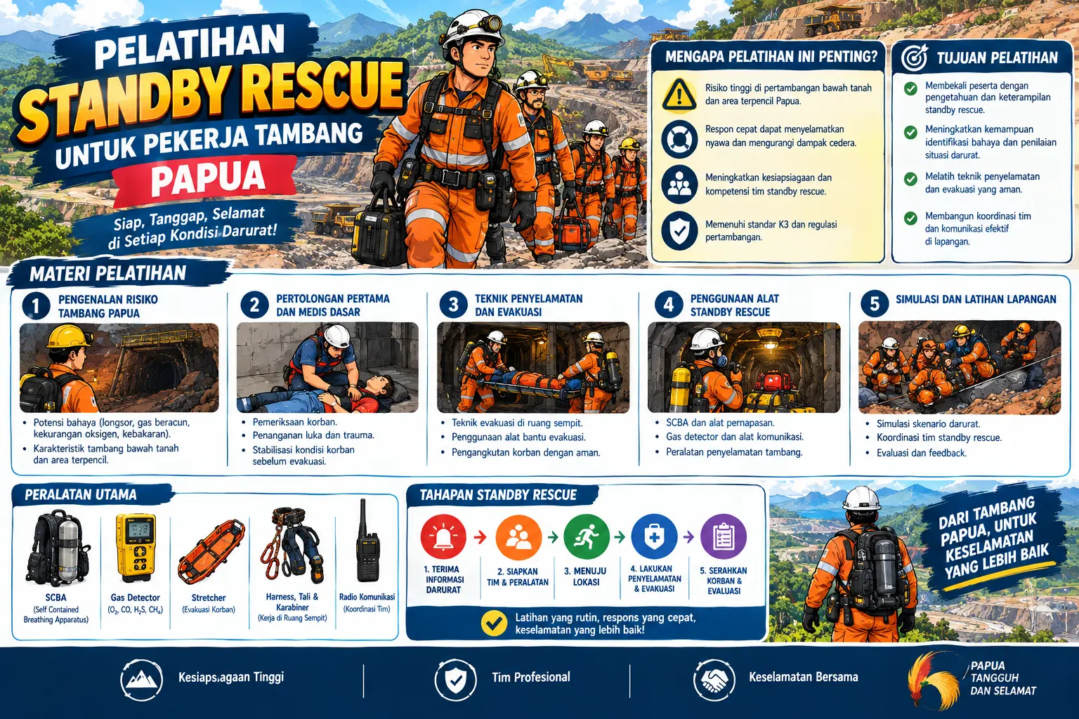 Pelatihan Standby Rescue