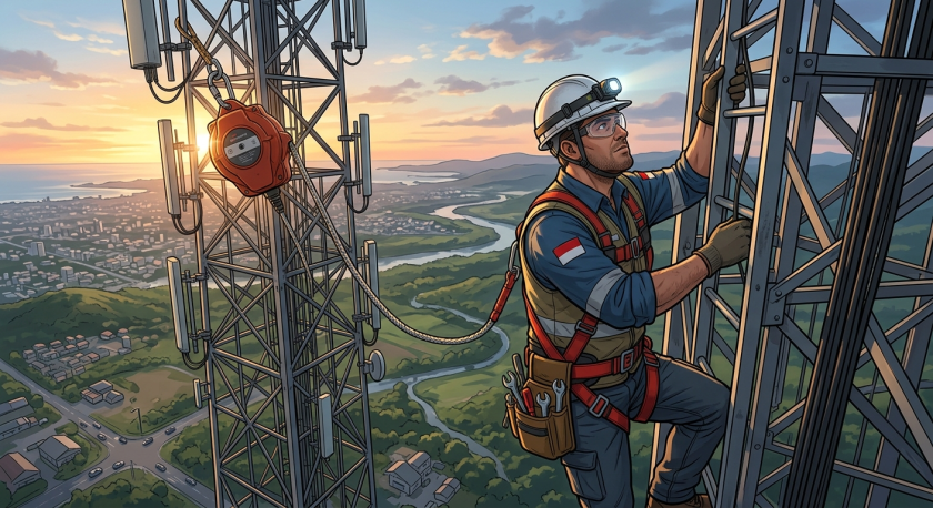 Retractable Lanyard Fall Arrest